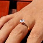 14K Rose Gold Diamond Ring